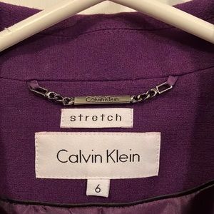 Purple Calvin Klein jacket